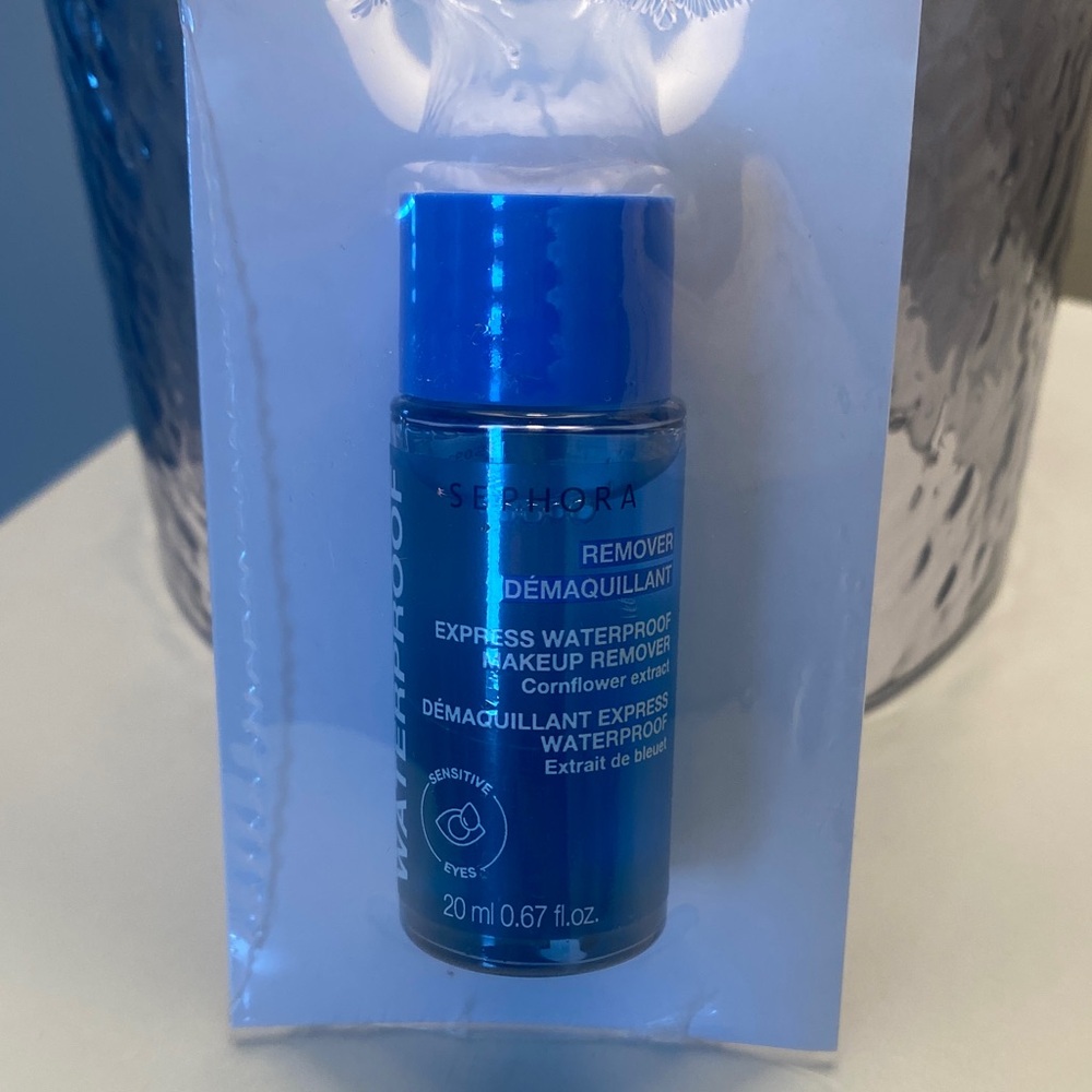 Sephora Express Waterproof Makeup Remover - Vibrant Blue